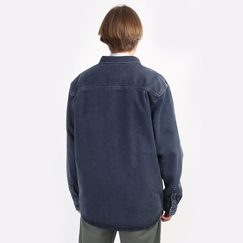 мужская синяя куртка Carhartt WIP Monterey Shirt Jac I030291-dark navy - цена, описание, фото 2